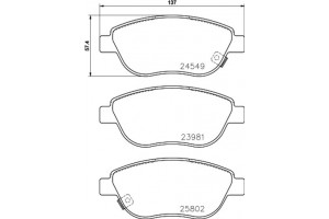Don Σετ τακάκια, Δισκόφρενα - PCP1391