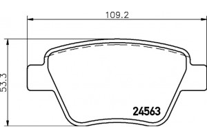 Don Σετ τακάκια, Δισκόφρενα - PCP1066