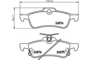 Don Σετ τακάκια, Δισκόφρενα - PCP1444