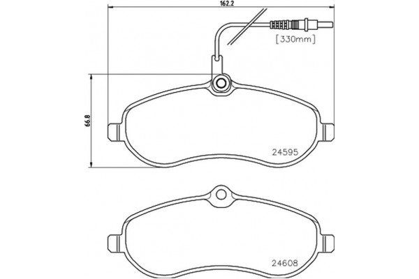 Don Σετ τακάκια, Δισκόφρενα - PCP1126
