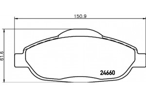 Don Σετ τακάκια, Δισκόφρενα - PCP1100