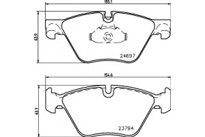 Don Σετ τακάκια, Δισκόφρενα - PCP1248