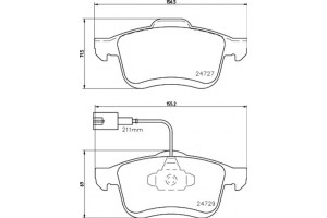 Don Σετ τακάκια, Δισκόφρενα - PCP1431