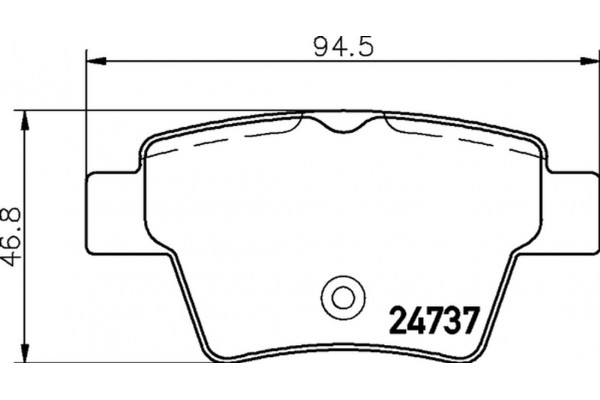 Don Σετ τακάκια, Δισκόφρενα - PCP1400