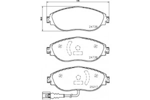 Don Σετ τακάκια, Δισκόφρενα - PCP1281