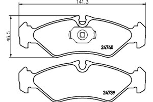 Don Σετ τακάκια, Δισκόφρενα - PCP1656