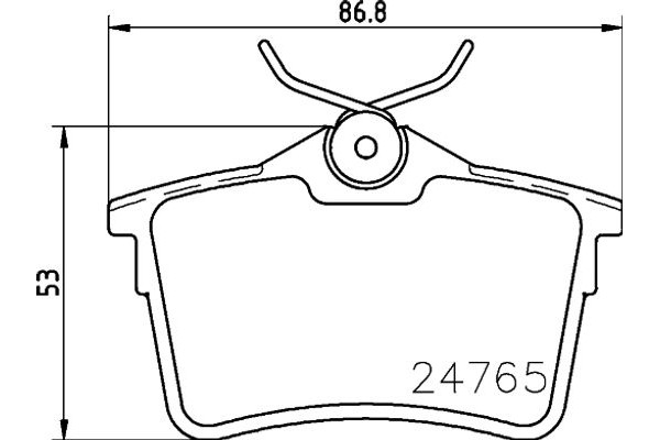 Don Σετ τακάκια, Δισκόφρενα - PCP1062