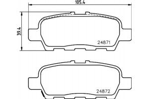Don Σετ τακάκια, Δισκόφρενα - PCP1163