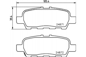 Don Σετ τακάκια, Δισκόφρενα - PCP1163