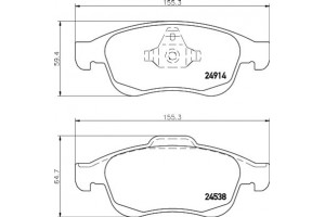 Don Σετ τακάκια, Δισκόφρενα - PCP1061