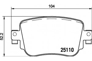 Don Σετ τακάκια, Δισκόφρενα - PCP1309