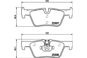 Don Σετ τακάκια, Δισκόφρενα - PCP1042
