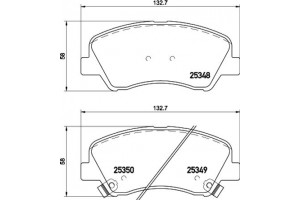 Don Σετ τακάκια, Δισκόφρενα - PCP1073