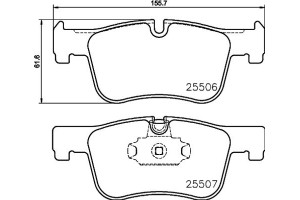 Don Σετ τακάκια, Δισκόφρενα - PCP1289