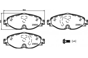 Don Σετ τακάκια, Δισκόφρενα - PCP1423
