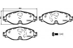 Don Σετ τακάκια, Δισκόφρενα - PCP1423