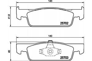 Don Σετ τακάκια, Δισκόφρενα - PCP1089