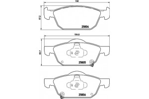 Don Σετ τακάκια, Δισκόφρενα - PCP1394