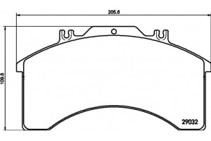 Don Σετ τακάκια, Δισκόφρενα - CVP014