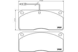 Don Σετ τακάκια, Δισκόφρενα - CVP008