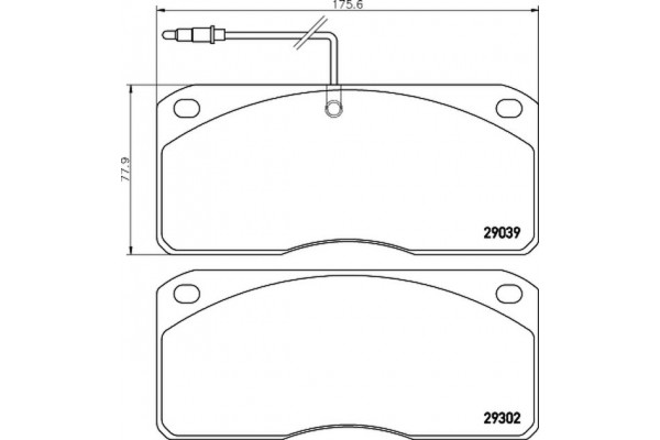 Don Σετ τακάκια, Δισκόφρενα - CVP008