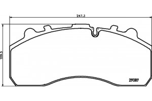 Don Σετ τακάκια, Δισκόφρενα - CVP020KPSV
