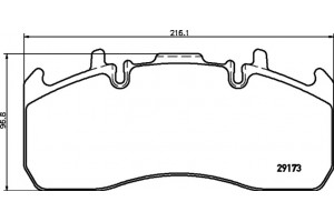 Don Σετ τακάκια, Δισκόφρενα - CVP100K