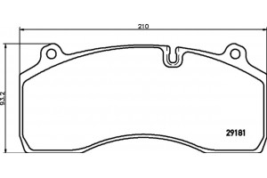 Don Σετ τακάκια, Δισκόφρενα - CVP102K