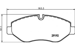Don Σετ τακάκια, Δισκόφρενα - PCP1629