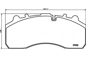 Don Σετ τακάκια, Δισκόφρενα - CVP020K