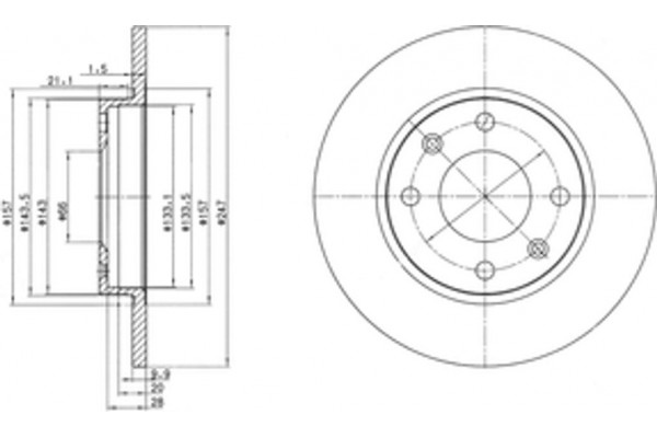 Dr!ve+ Δισκόπλακα - DP1010.11.0008