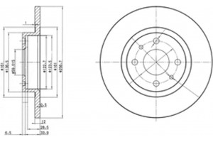 Dr!ve+ Δισκόπλακα - DP1010.11.0101