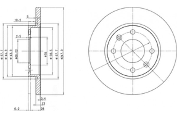 Dr!ve+ Δισκόπλακα - DP1010.11.0134