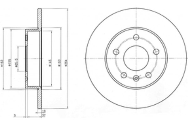 Dr!ve+ Δισκόπλακα - DP1010.11.0155