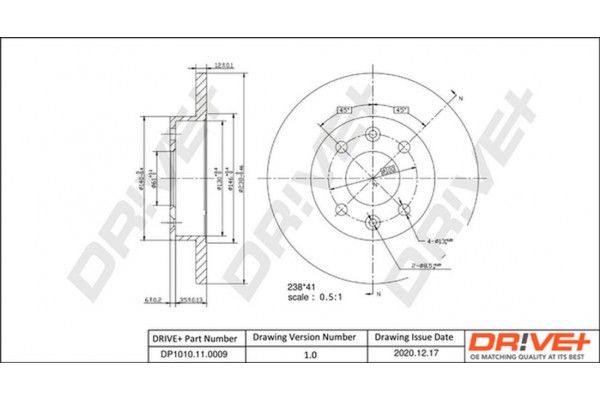 Dr!ve+ Δισκόπλακα - DP1010.11.0009 Dr!ve+ Δισκόπλακα - DP1010.11.0009