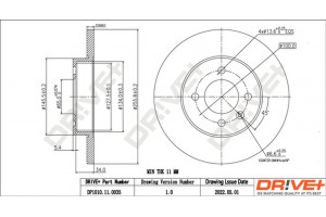 Dr!ve+ Δισκόπλακα - DP1010.11.0035