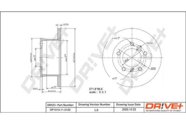 Dr!ve+ Δισκόπλακα - DP1010.11.0122