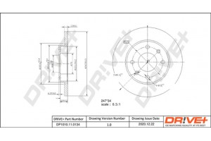 Dr!ve+ Δισκόπλακα - DP1010.11.0134