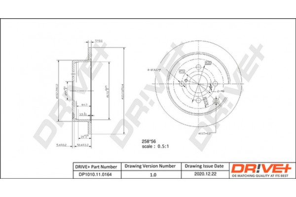 Dr!ve+ Δισκόπλακα - DP1010.11.0164