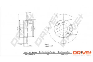 Dr!ve+ Δισκόπλακα - DP1010.11.0168