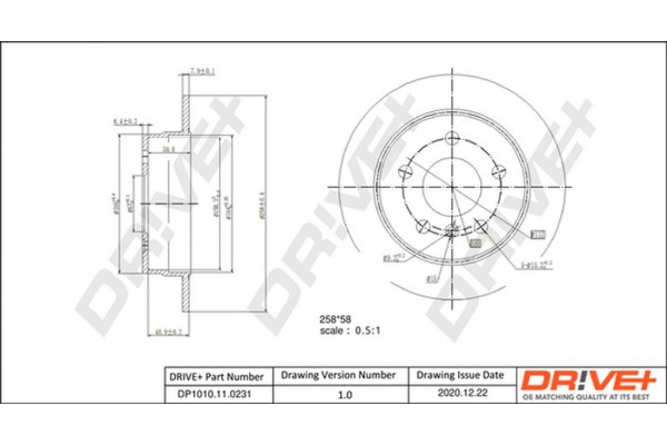Dr!ve+ Δισκόπλακα - DP1010.11.0231