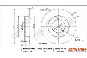 Dr!ve+ Δισκόπλακα - DP1010.11.0233