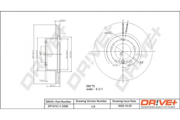 Dr!ve+ Δισκόπλακα - DP1010.11.0398