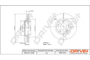 Dr!ve+ Δισκόπλακα - DP1010.11.0708