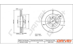Dr!ve+ Δισκόπλακα - DP1010.11.0739