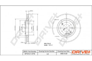 Dr!ve+ Δισκόπλακα - DP1010.11.0778