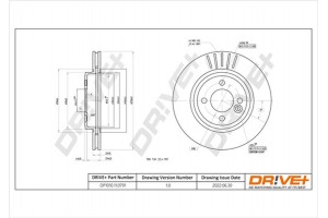 Dr!ve+ Δισκόπλακα - DP1010.11.0791