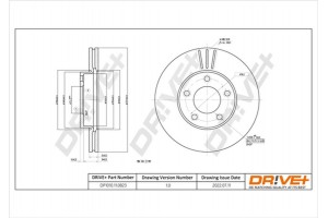 Dr!ve+ Δισκόπλακα - DP1010.11.0823