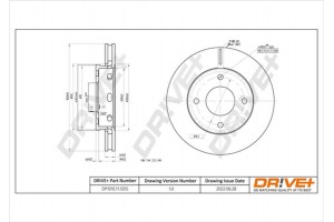 Dr!ve+ Δισκόπλακα - DP1010.11.1205