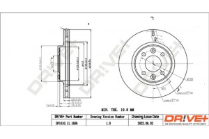 Dr!ve+ Δισκόπλακα - DP1010.11.1606